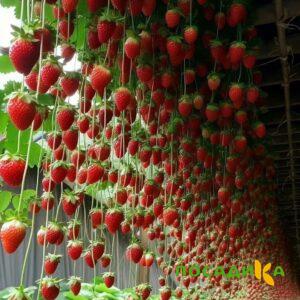 Клубника ампельная Анастасия купить по цене от 370р. в интернет-магазине «Посадика» с доставкой почтой в в Петрозаводске и по всей России – [изображение №1].